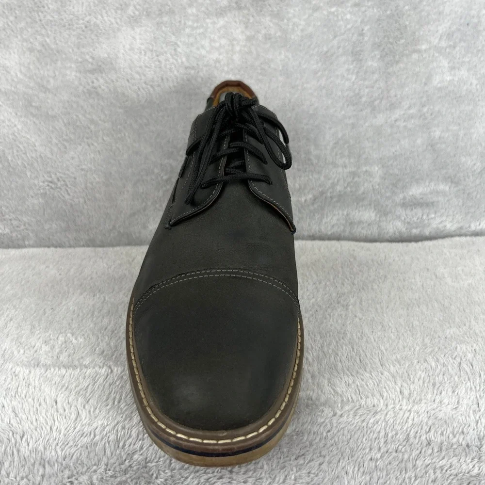 Florsheim Comfortech Flexsole Cap Toe Oxford 10M Black Men Dress Shoes 62851